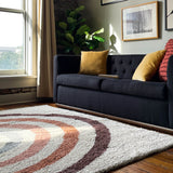 Mod-Tod Anna Rainbow Kids Shag Area Rug