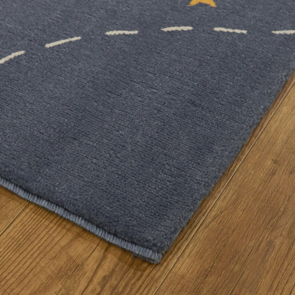 Mod-Tod Galaxy Orbit Space Pattern Multicolor Kids Area Rug
