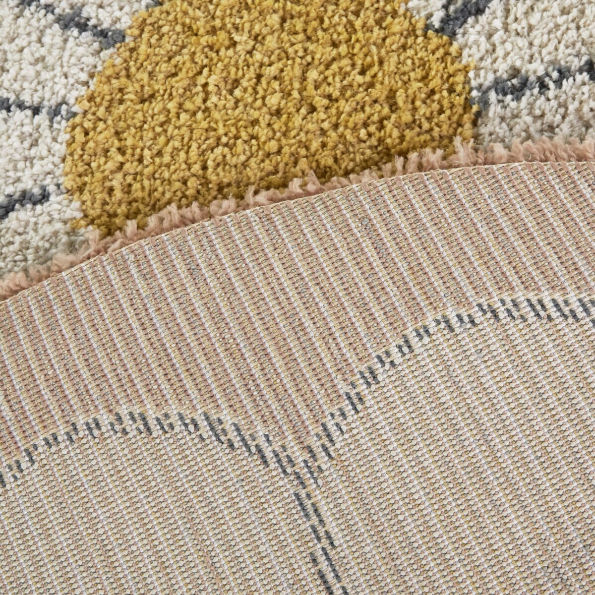 Mod-Tod Lily Kids Flower Shag Area Rug