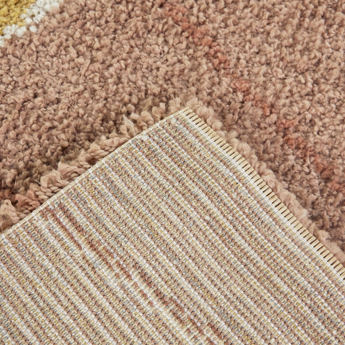 Mod-Tod Lily Kids Flower Shag Area Rug