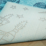 Taylor & Olive Space Rockets Kids Area Rug