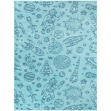 Taylor & Olive Space Rockets Kids Area Rug