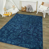 Taylor & Olive Space Rockets Kids Area Rug