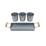 Moda Flower Pot Planter Set for Indoor or Outdoor Decorative