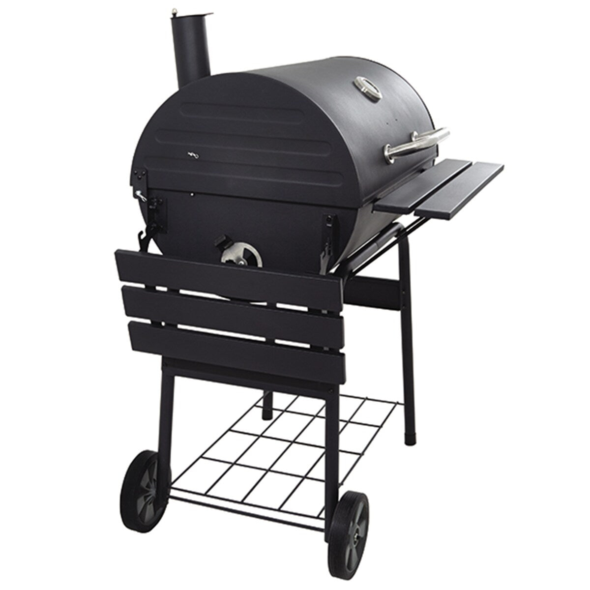 Moda Multi-function Stainless Steel Charcoal 30" Barrel BBQ Grill