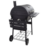 Moda Multi-function Stainless Steel Charcoal 30" Barrel BBQ Grill