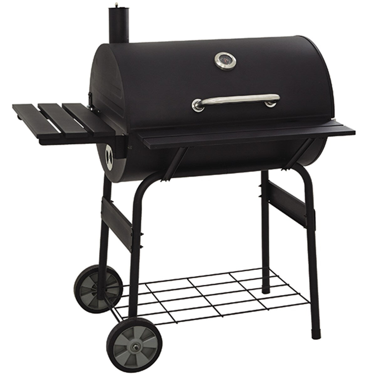 Moda Multi-function Stainless Steel Charcoal 30" Barrel BBQ Grill