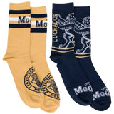 Modelo Especial Classic Logos Mens Crew Socks 2Pack