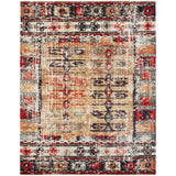 Porch & Den Pollard Distressed Multicolor Geometric Indoor/ Outdoor Area Rug