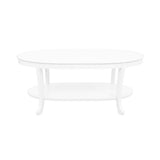 Modena Rusitc White Wood Coffee Table