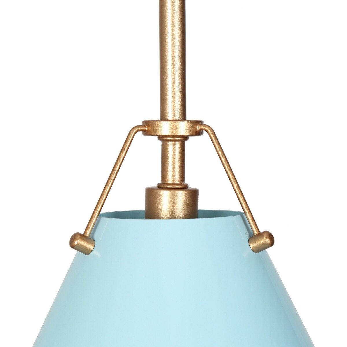 Modern 1-Light Cone Pendant Light for Kitchen Island Dining Room - D8"x H 7"
