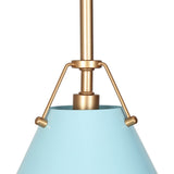 Modern 1-Light Cone Pendant Light for Kitchen Island Dining Room - D8"x H 7"