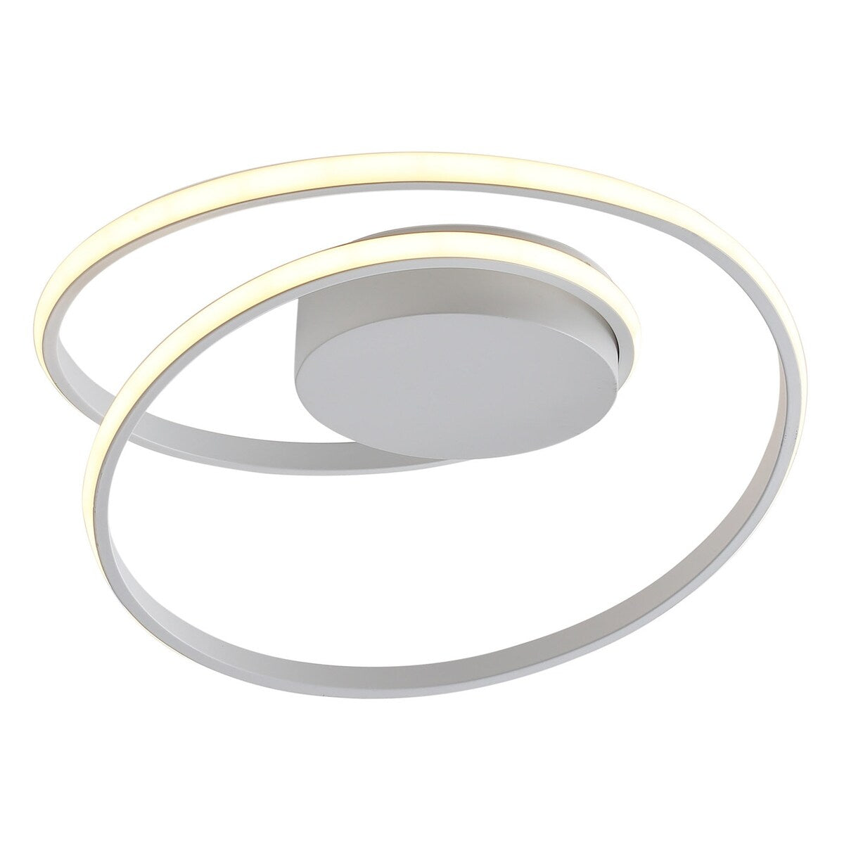 Modern 1-Light LED Smooth Linear Ceiling Flush Mount