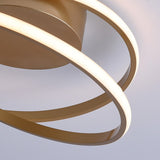 Modern 1-Light LED Smooth Linear Ceiling Flush Mount