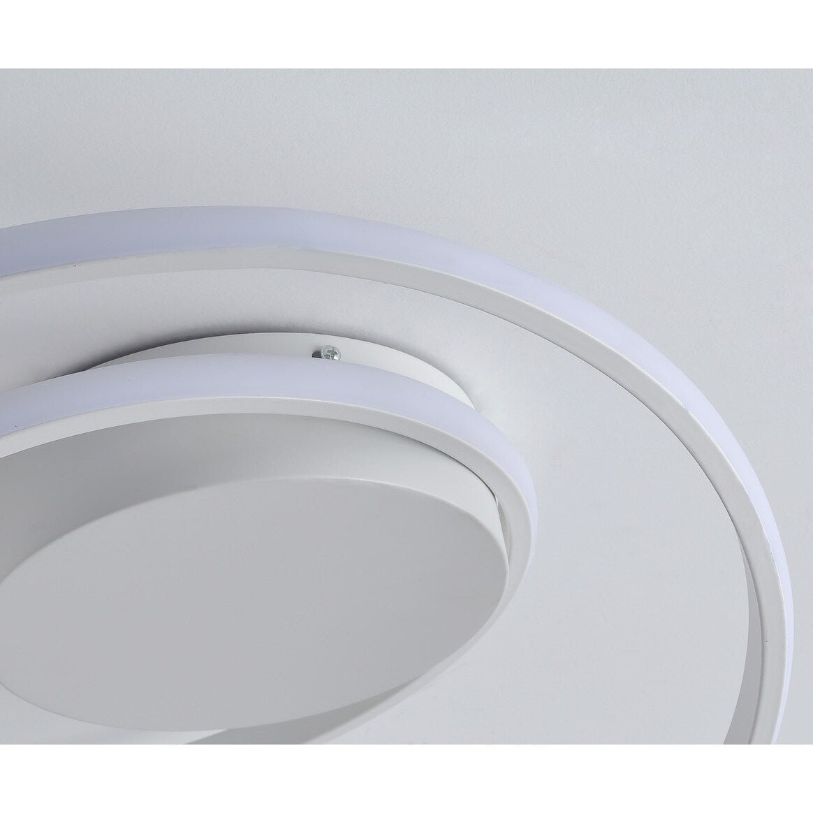 Modern 1-Light LED Smooth Linear Ceiling Flush Mount