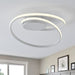 Modern 1-Light LED Smooth Linear Ceiling Flush Mount