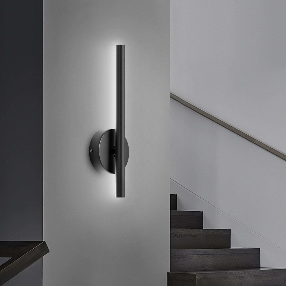 1-light Modern 15.75" Linear Integrated LED Strip Vanity Light Wall Sconce