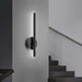 1-light Modern 15.75" Linear Integrated LED Strip Vanity Light Wall Sconce