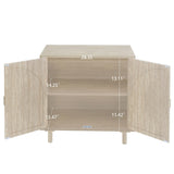 Modern 2 Door Cabinet with Adjustable Shelf