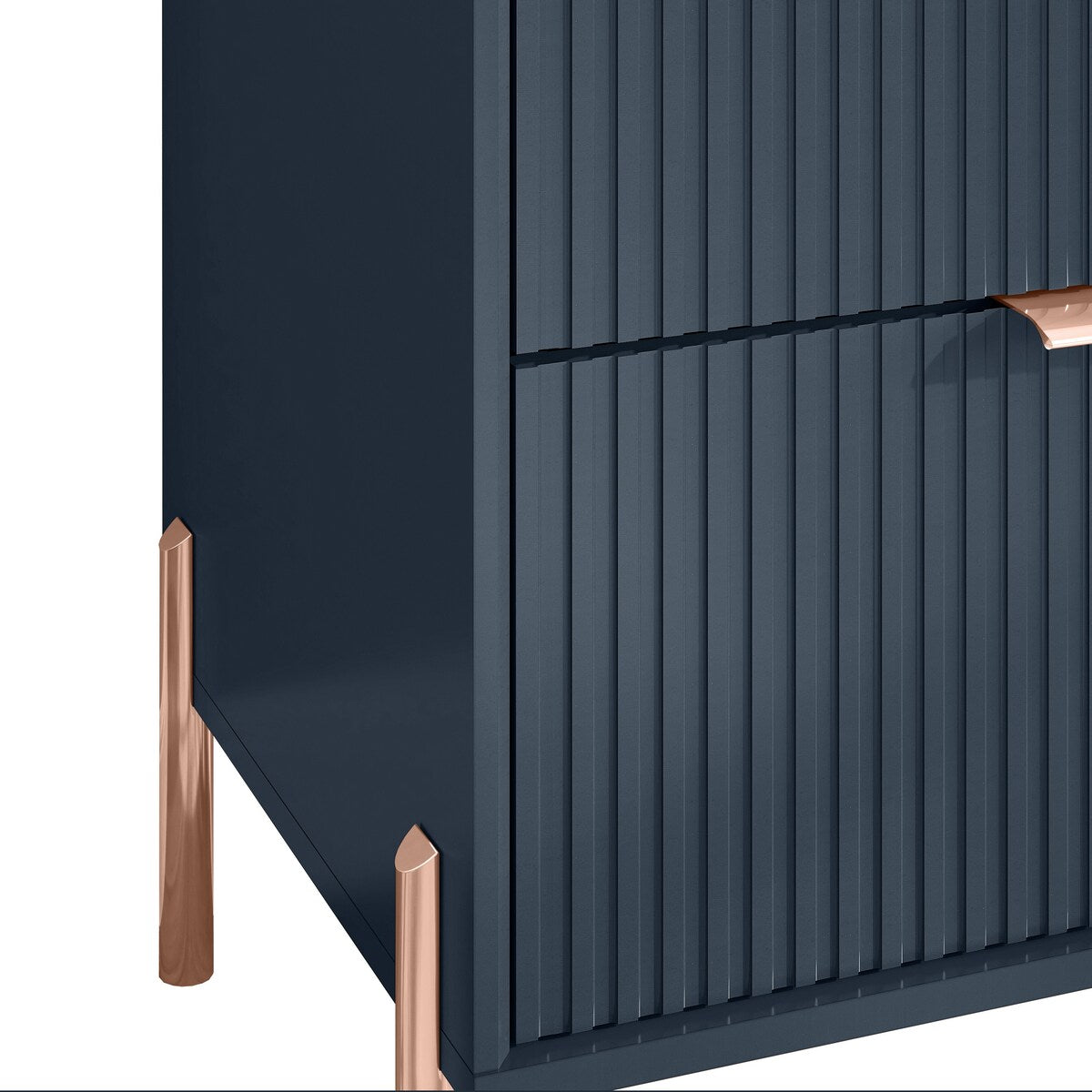 Modern 2-Drawer Nightstand Bedside Table End Table Furniture