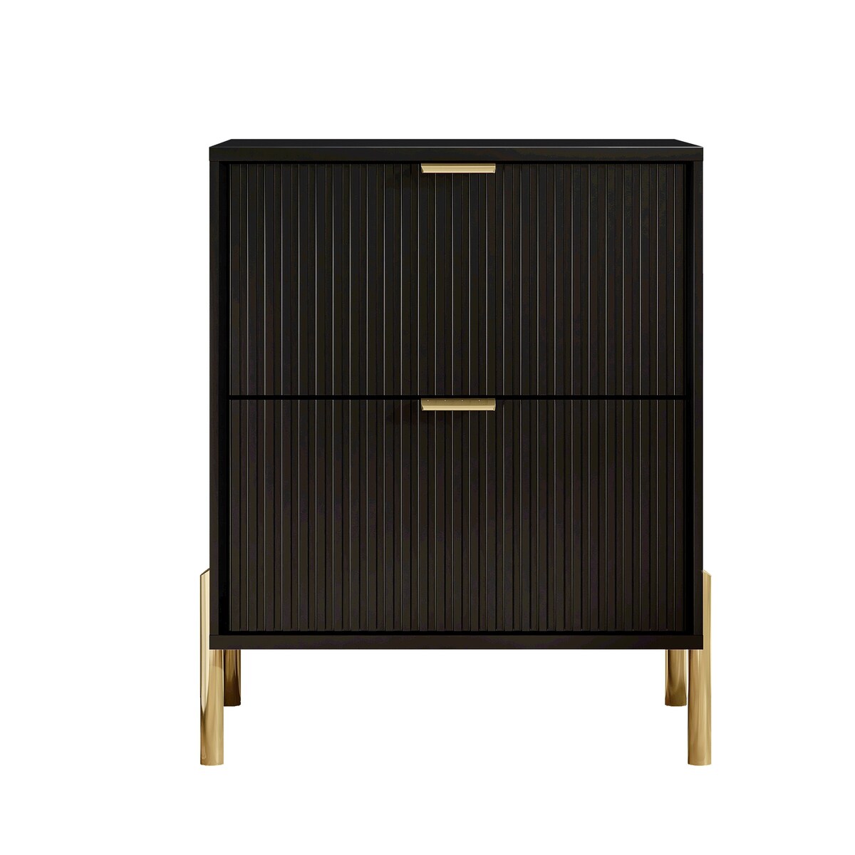 Modern 2-Drawer Nightstand Bedside Table End Table Furniture