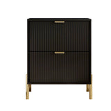 Modern 2-Drawer Nightstand Bedside Table End Table Furniture