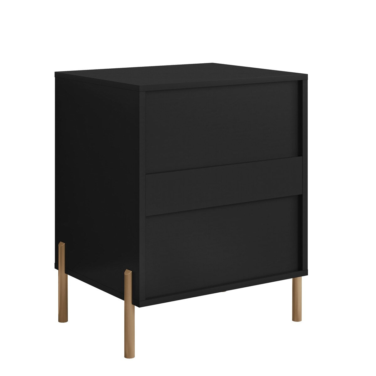 Modern 2-Drawer Nightstand Bedside Table End Table Furniture