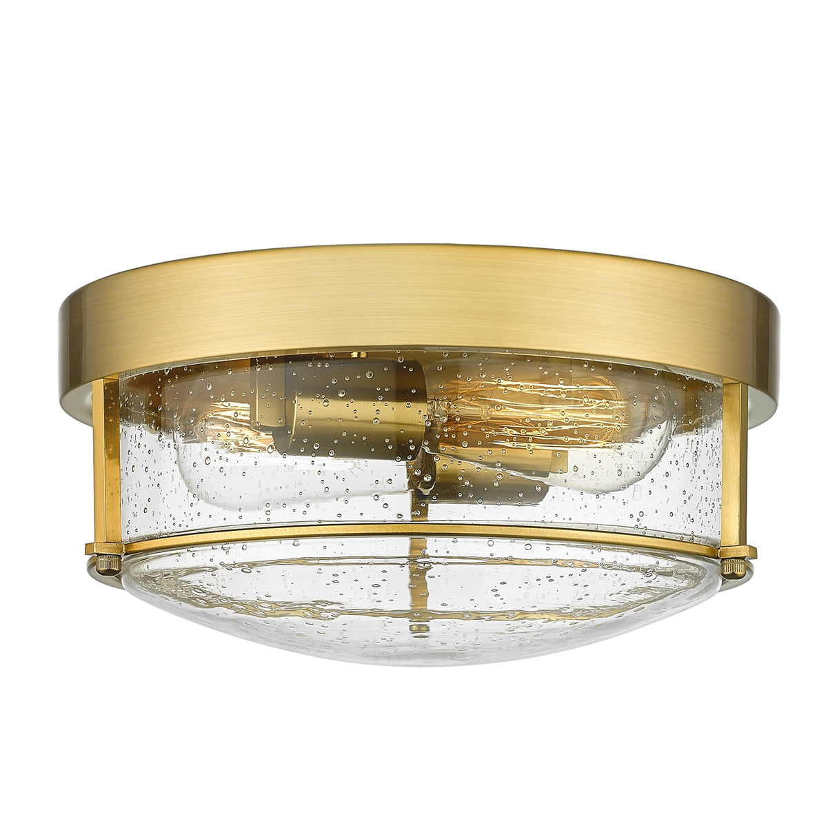 Modern 2-Light Flush Mount Ceiling Light