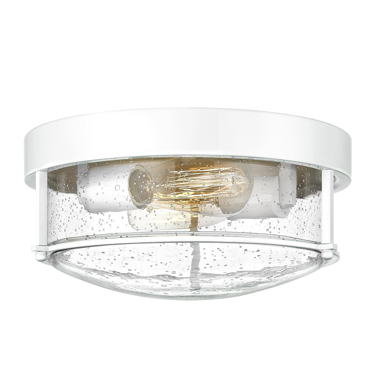 Modern 2-Light Flush Mount Ceiling Light