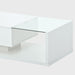 Modern 2-Tier Rectangle Coffee Table with Tempered Glass