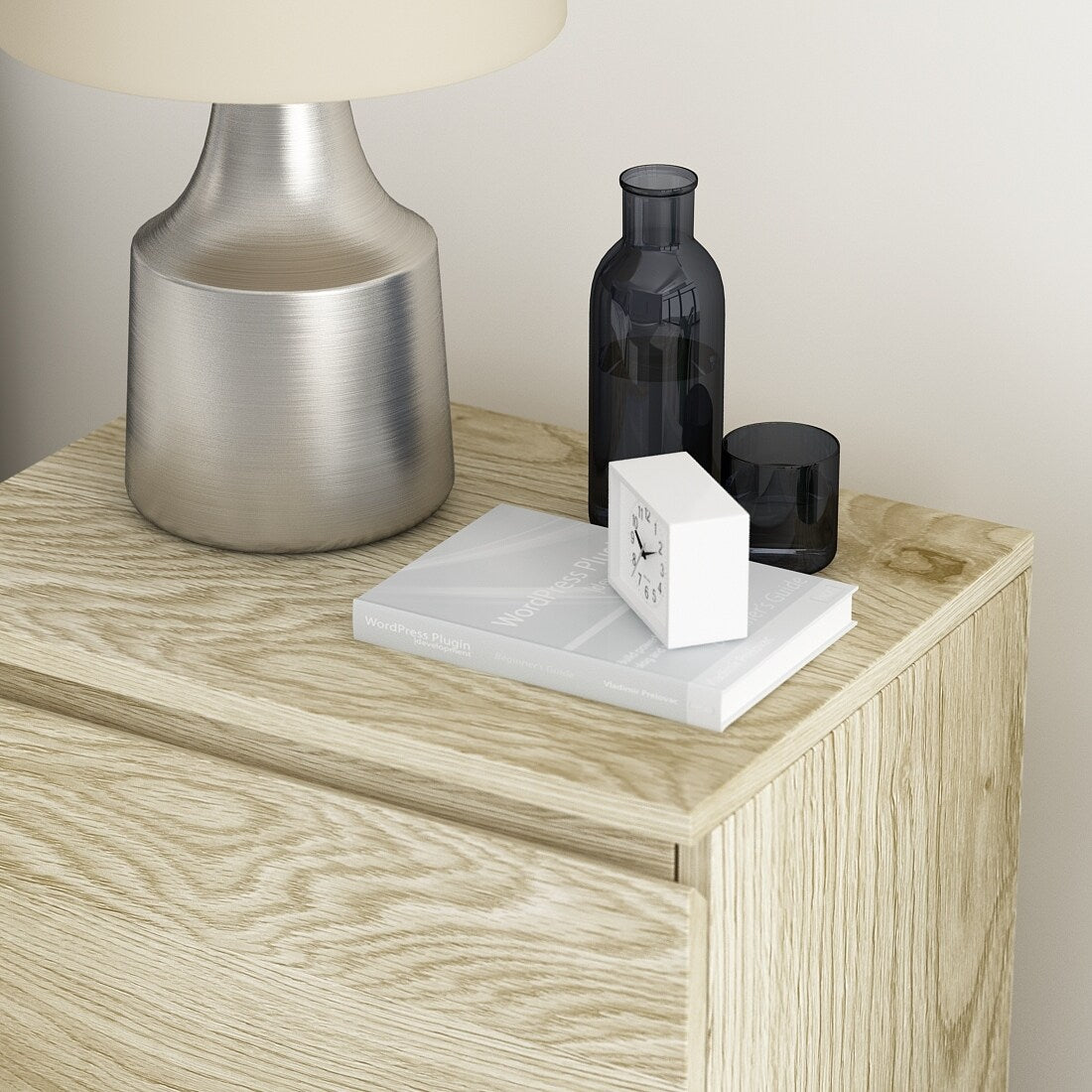 Modern 2-drawer Nightstand for Home Storage Chest