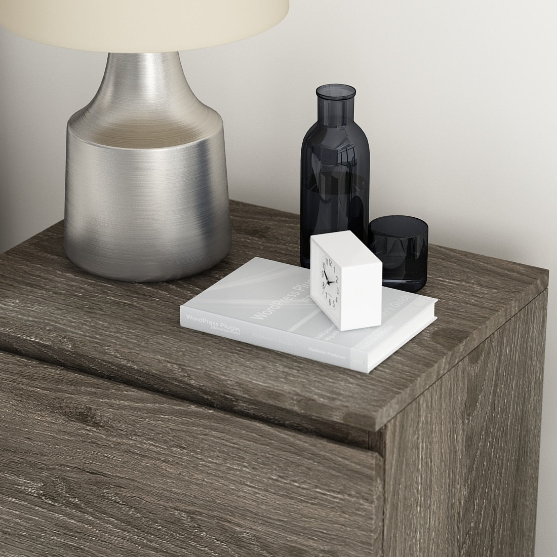 Modern 2-drawer Nightstand for Home Storage Chest