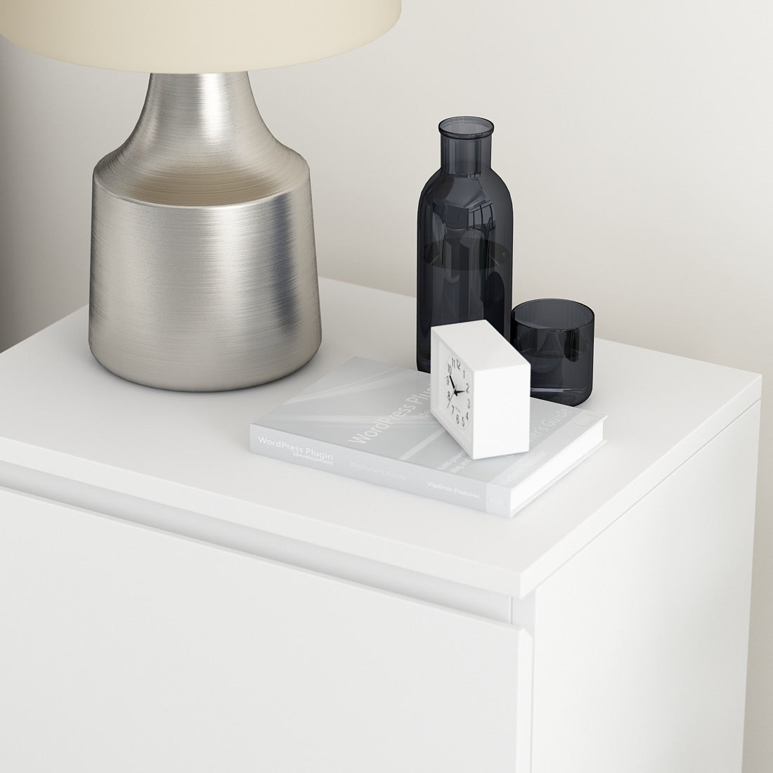 Modern 2-drawer Nightstand for Home Storage Chest