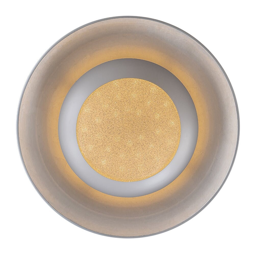 Modern 23.6in Wide Flat Dome Dimmable LED Pendant Light
