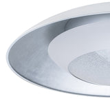 Modern 23.6in Wide Flat Dome Dimmable LED Pendant Light