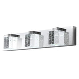 Modern 3-Light Cube Bubble Glass Shape LED Vanity Lamp