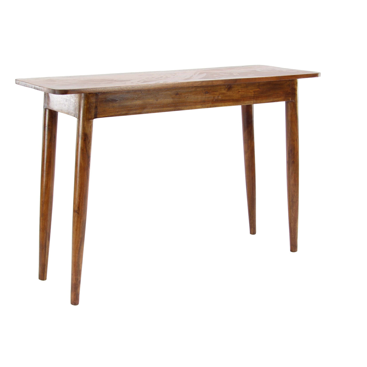 Modern Wood Stained Console Table - 45 x 16 x 30