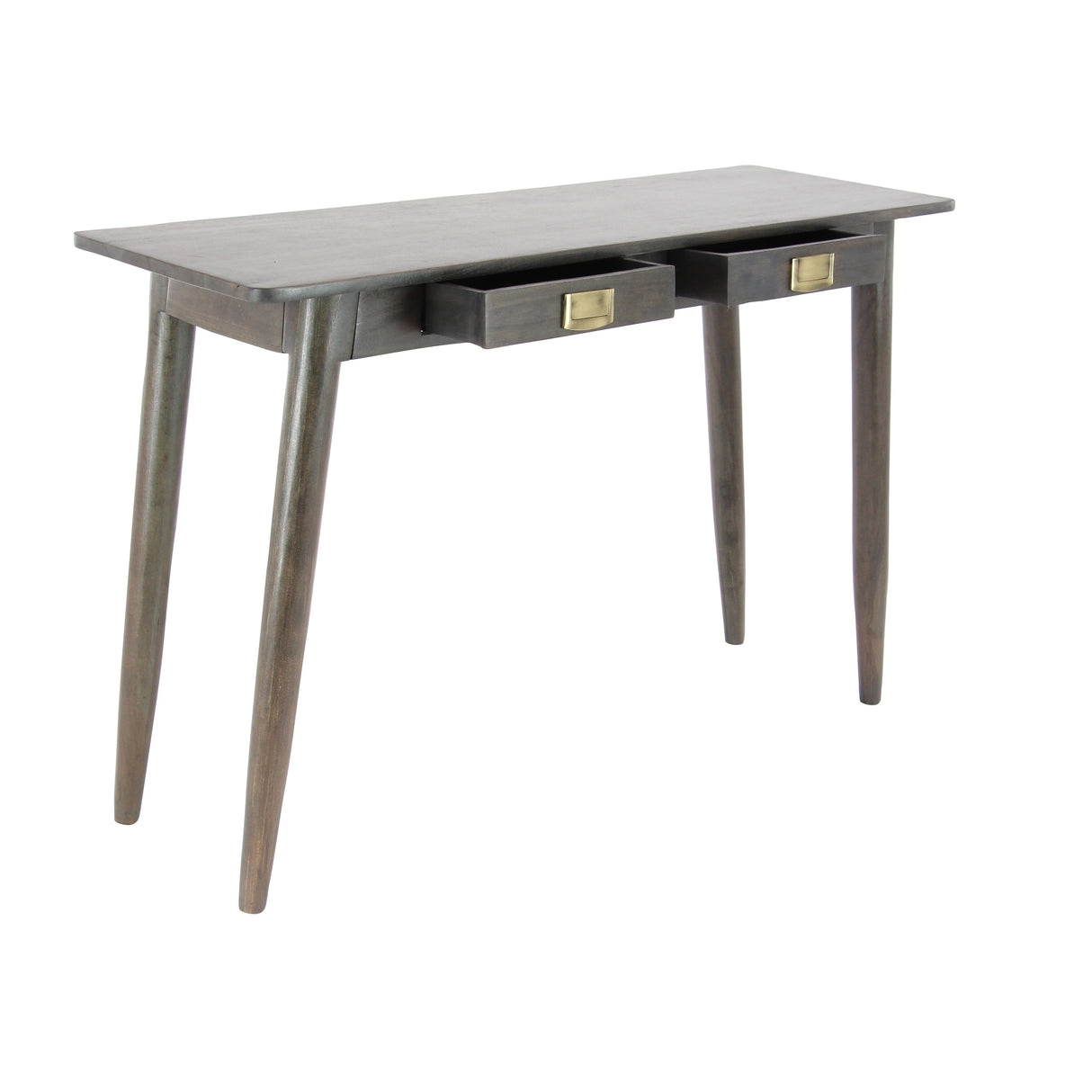Modern Wood Stained Console Table - 45 x 16 x 30