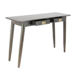 Modern Wood Stained Console Table - 45 x 16 x 30