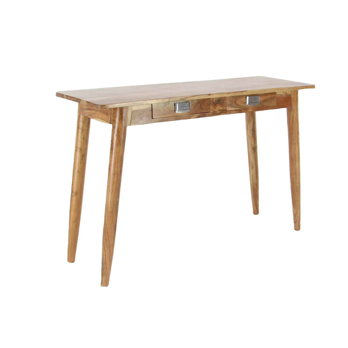 Modern Wood Stained Console Table - 45 x 16 x 30