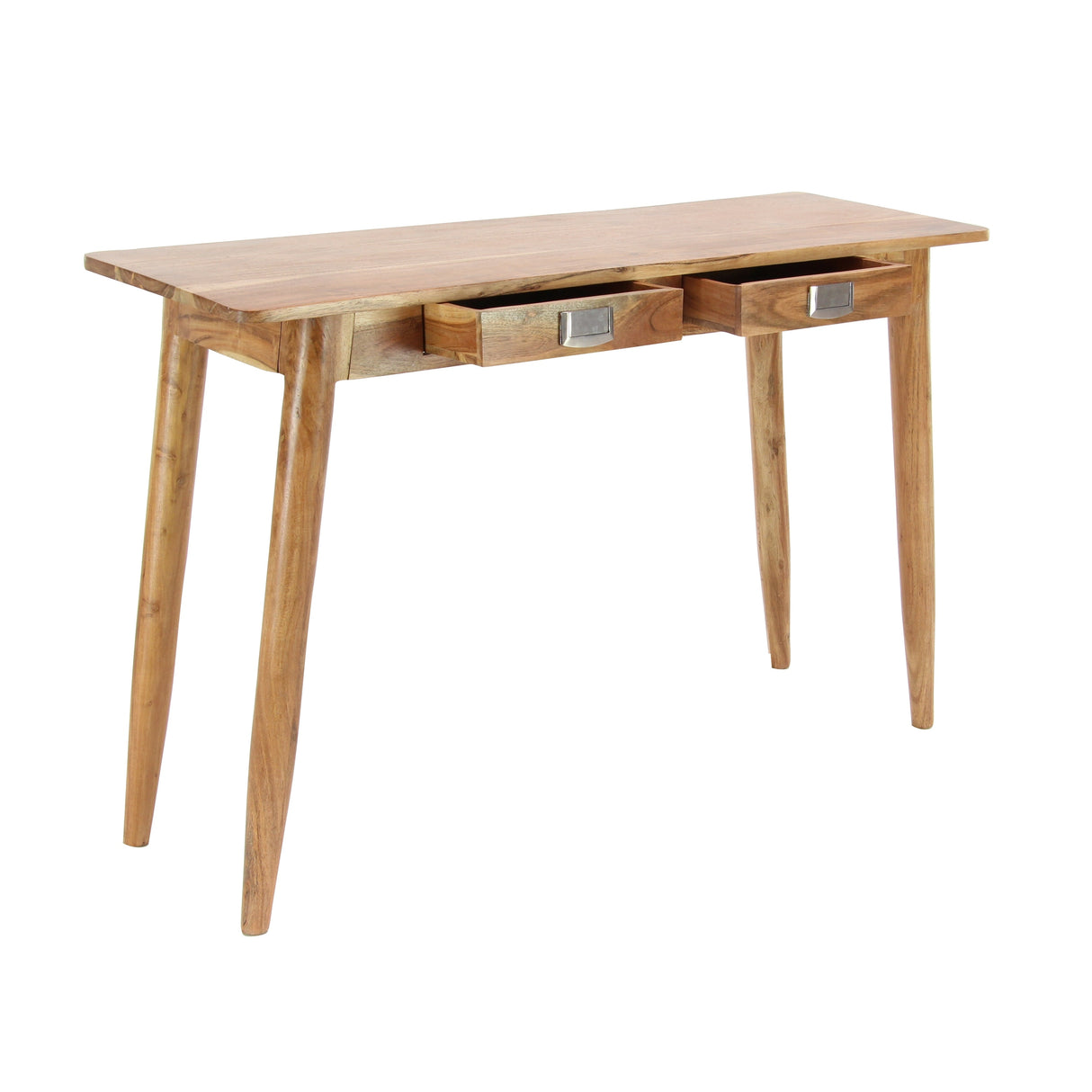 Modern Wood Stained Console Table - 45 x 16 x 30