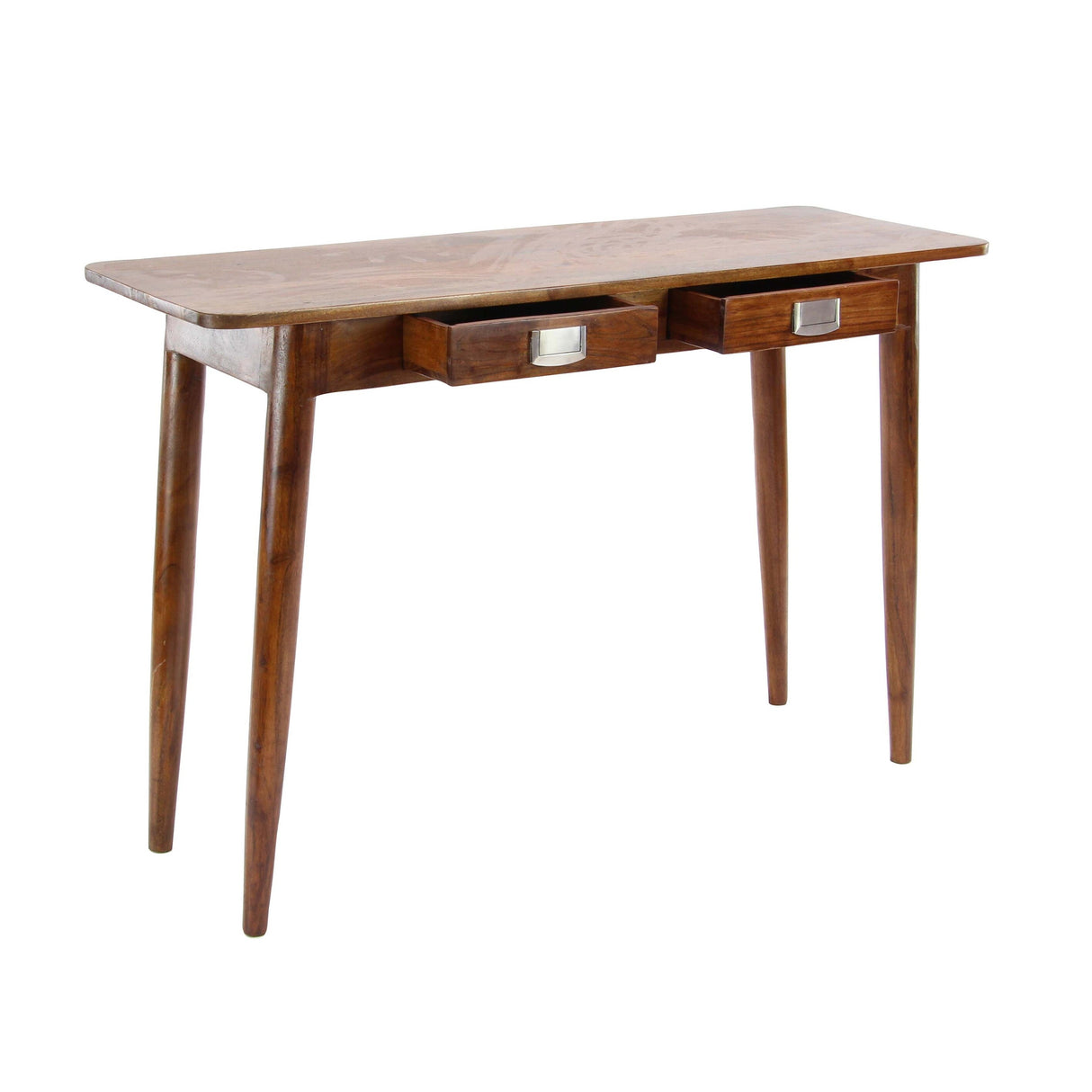 Modern Wood Stained Console Table - 45 x 16 x 30