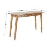 Modern Wood Stained Console Table - 45 x 16 x 30