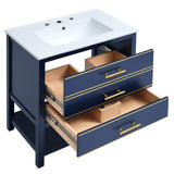 Modern 30inch Bathroom Vanity Cabinet Combo
