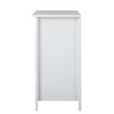 Modern 36-in Storage Solid Wood Retro Round Handle Side Cabinet with 4-Drawers