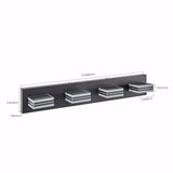 Modern 4-Light Acrylic Bathroom Vanity Lights Over Mirror