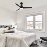 Modern 44-in ORB 3-Blade LED Integrated Ceiling Fan with Light and Remote - 44-in W