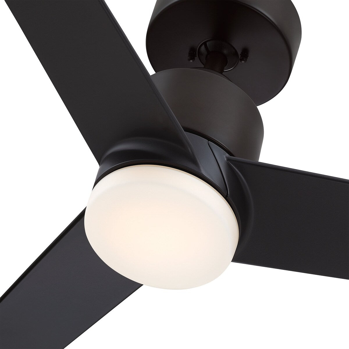 Modern 44-in ORB 3-Blade LED Integrated Ceiling Fan with Light and Remote - 44-in W