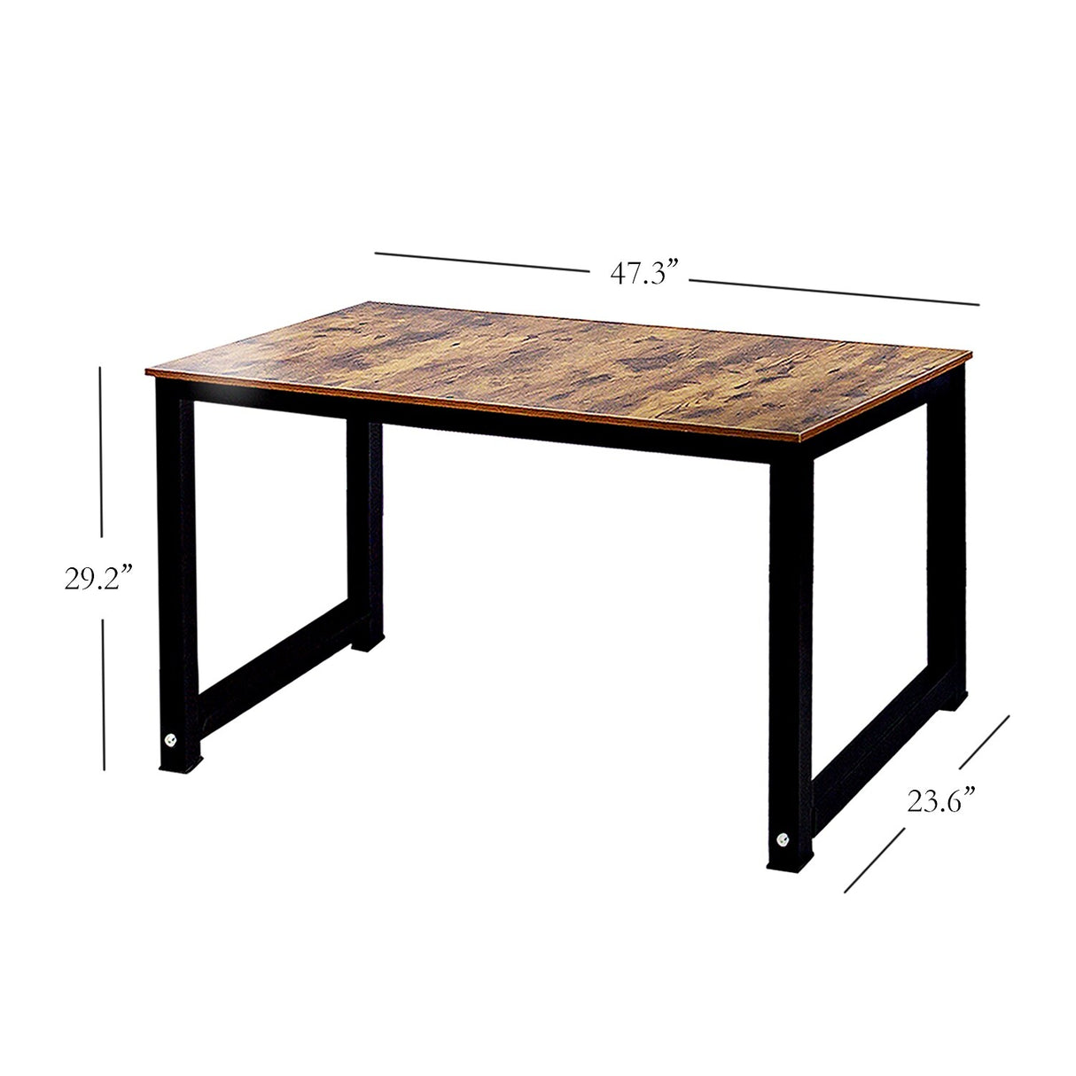 Modern 55" inches Computer Desk Office Table Stable Metal