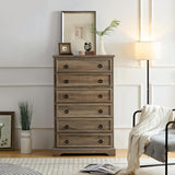 Modern 6-Drawer Bedroom Dresser